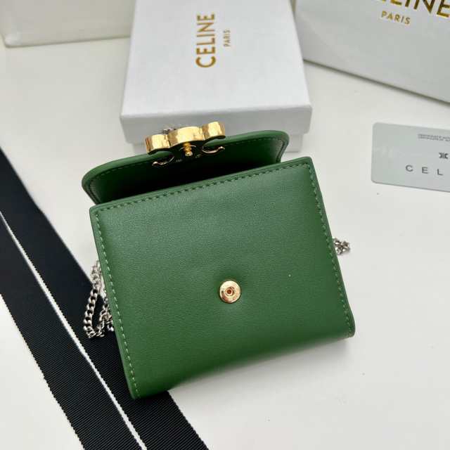 CELINE セリーヌ celine スモール ウォレット 新品 ミニ フラップ 三